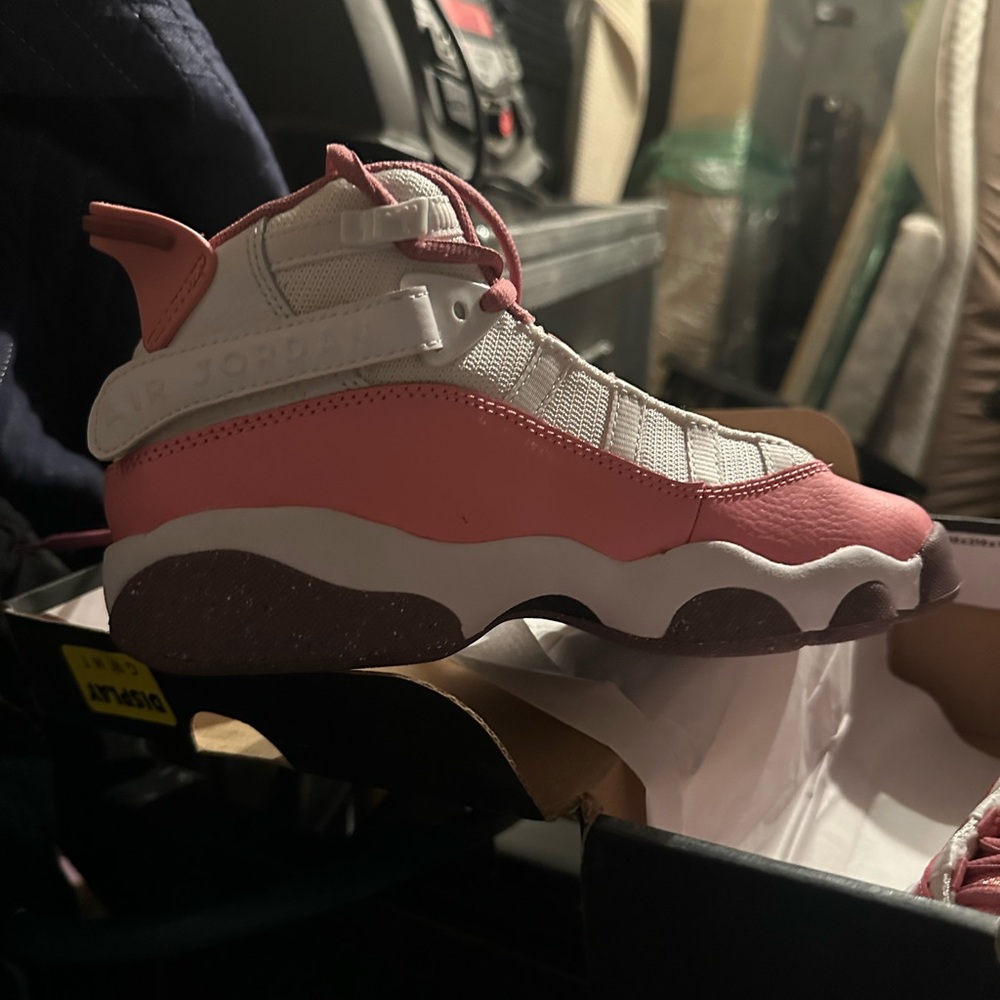 Pink girls youth Jordans